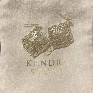 Gold Kirsten Drop Earrings (Kendra Scott)